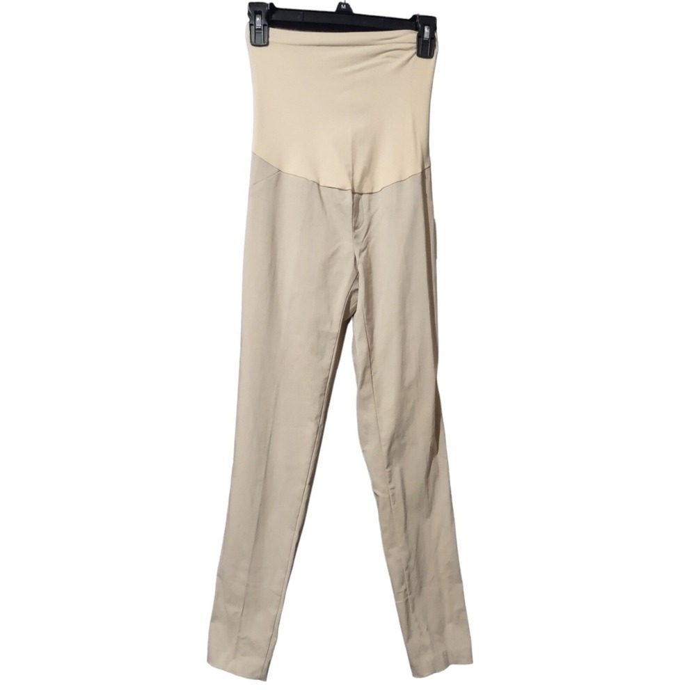 Maternity Pants Secret Fit Belly Pants Small Pregnancy Pants Tan Motherhood‎ New